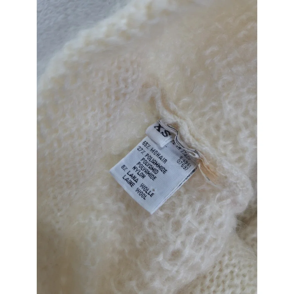 Vintage Colors of Benetton Mohair‎ Cardigan Sweater Womens XS Wool Button - Picture 7 of 10